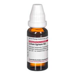 Abbildung: DHU Lilium tigrinum D 2 Dilution 20 ml, Dilution PZN 02118473