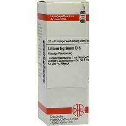 Abbildung: Lilium tigrinum D 6 Dilution Dilution, 20 ml PZN 02118510