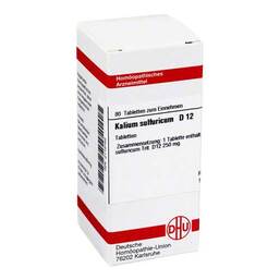 Abbildung: Kalium sulfuricum D 12 Tabletten Tabletten, 80 St PZN 02119165