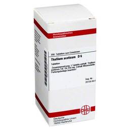 Abbildung: Thallium aceticum D 6 Tabletten Tabletten, 200 St PZN 02119745