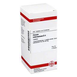 Abbildung: DHU Zincum valerianicum D 4 Tabletten Tabletten, 200 St PZN 02120240