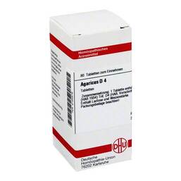 Abbildung: Agaricus D 4 Tabletten Tabletten, 80 St PZN 02120576