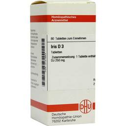Abbildung: Iris D 3 Tabletten Tabletten, 80 St PZN 02121653