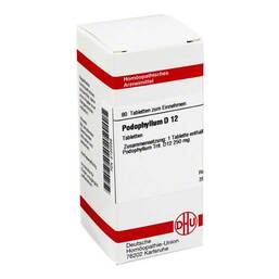 Abbildung: Podophyllum D 12 Tabletten Tabletten, 80 St PZN 02122256