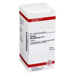 Abbildung: DHU Natrium phosphoricum D 6 Tabletten Tabletten, 200 St PZN 02122569