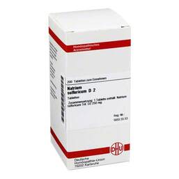 Abbildung: DHU Natrium sulfuricum D 2 Tabletten Tabletten, 200 St PZN 02122598