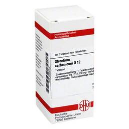 Abbildung: DHU Strontium carbonicum D 12 Tabletten Tabletten, 80 St PZN 02123126