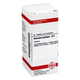 Abbildung: DHU Stannum jodatum D 6 Tabletten Tabletten, 80 St PZN 02123327
