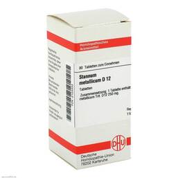 Abbildung: DHU Stannum metallicum D 12 Tabletten 80 St, Tabletten PZN 02123333