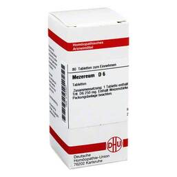 Abbildung: Mezereum D 6 Tabletten Tabletten, 80 St PZN 02124427