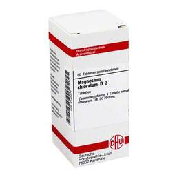 Abbildung: Magnesium chloratum D 3 Tabletten Tabletten, 80 St PZN 02125272