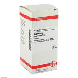 Abbildung: DHU Magnesium chloratum D 3 Tabletten Tabletten, 200 St PZN 02125295