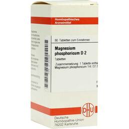 Abbildung: DHU Magnesium phosphoricum D 2 Tabletten Tabletten, 80 St PZN 02125326