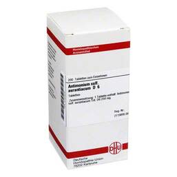 Abbildung: Antimonium sulfuratum aurantiacum D 6 Tabletten Tabletten, 200 St PZN 02127070