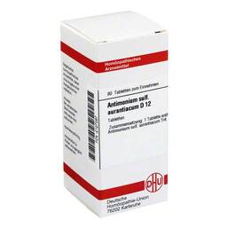 Abbildung: Antimonium sulfuratum aurantiacum D 12 Tabletten Tabletten, 80 St PZN 02127087