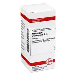 Abbildung: Antimonium arsenicosum D 6 Tabletten Tabletten, 80 St PZN 02127101