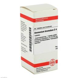 Abbildung: Ammonium bromatum D 4 Tabletten Tabletten, 80 St PZN 02127147