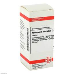 Abbildung: Ammonium bromatum D 6 Tabletten Tabletten, 80 St PZN 02127153