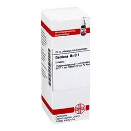 Abbildung: DHU Damiana Urtinktur Dilution, 20 ml PZN 02127696