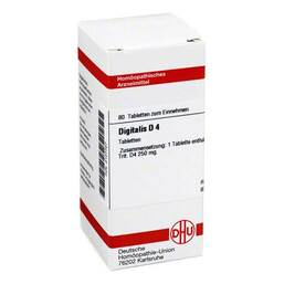 Abbildung: DHU Digitalis D 4 Tabletten Tabletten, 80 St PZN 02127727