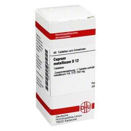 Abbildung: DHU Cuprum metallicum D 12 Tabletten Tabletten, 80 St PZN 02127874