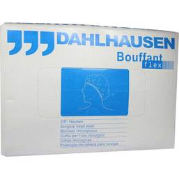 Abbildung: OP Haube Bouffant Flex grün 100 St PZN 02135595