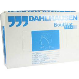 Abbildung: OP Haube Bouffant Flex weiß 100 St PZN 02135603