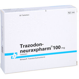 Abbildung: Trazodon neuraxpharm 100 mg Tabletten 50 St, Tabletten PZN 02136413