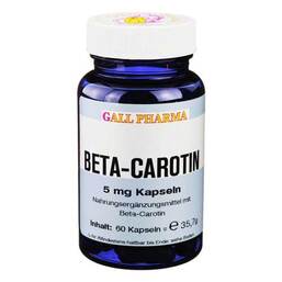 Abbildung: Beta Carotin 5 mg Kapseln Kapseln, 60 St PZN 02139529