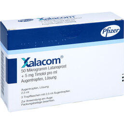 Abbildung: Xalacom Augentropfen 3X2.5 ml, Augentropfen PZN 02140142