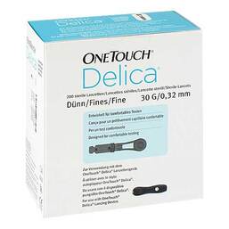Abbildung: One Touch Delica Nadellanzetten Lanzetten, 200 St PZN 02143011