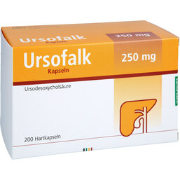 Abbildung: Ursofalk 250 mg Kapseln 200 St, Hartkapseln PZN 02144542