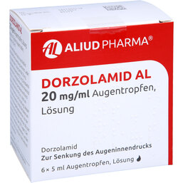 Abbildung: Dorzolamid AL 20 mg / ml Augentropfen 6X5 ml, Augentropfen PZN 02149953