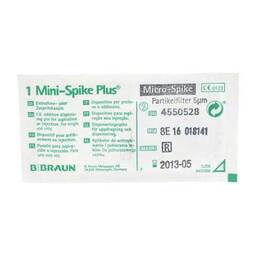 Abbildung: Mini Spike Plus 5 µm mit Microspit.und Partikelfilter 1 St PZN 02158001