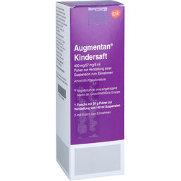 Abbildung: Augmentan Kindersaft Trockensaft 140 ml, Trockensaft PZN 02159822