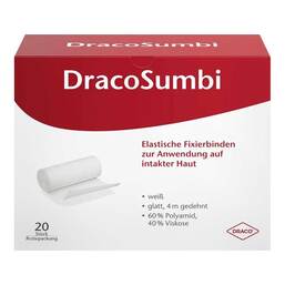 Abbildung: Dracosumbi Fixierbinde 6 cm x 4 m weiß 20 St, Binden PZN 02163700