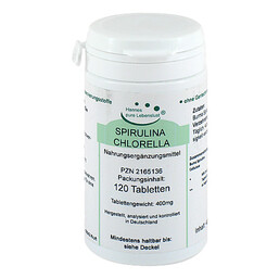 Abbildung: Spirulina + Chlorella Tabletten Tabletten, 120 St PZN 02165136