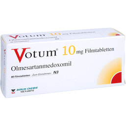 Abbildung: Votum 10 mg Filmtabletten 98 St, Filmtabletten PZN 02170054