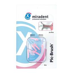 Abbildung: Miradent Interdentalbürste Pic-Brush xx-fein pink 6 St, Zahnbürste PZN 02172366