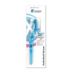 Abbildung: Miradent Prothesenbürste Protho Brush blau trans. Zahnbürste, 1 St PZN 02172521