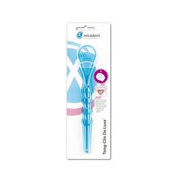 Abbildung: Miradent Zungenreiniger Tong-Clin de Luxe blau 1 St PZN 02172550