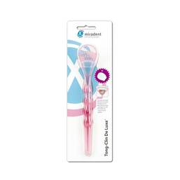 Abbildung: Miradent Zungenreiniger Tong-Clin de L.pink trans. 1 St PZN 02172573