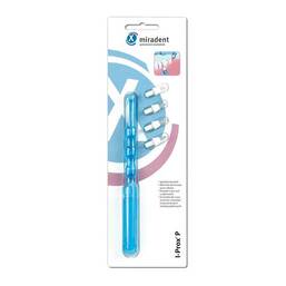 Abbildung: Miradent Spitzbürsten-Kit I-Prox P blau trans. 1 St, Zahnbürste PZN 02172604