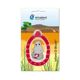 Abbildung: Miradent Kinder-Lernzahnbürste Infant-O-Brush rot Zahnbürste, 1 St PZN 02172691