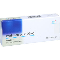 Abbildung: Prednison Acis 20 mg Tabletten 20 St, Tabletten PZN 02173437