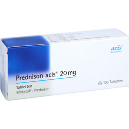 Abbildung: Prednison Acis 20 mg Tabletten 100 St, Tabletten PZN 02173466