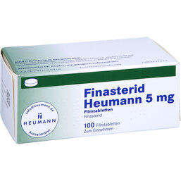 Abbildung: Finasterid Heumann 5 mg Filmtabletten 100 St, Filmtabletten PZN 02177079