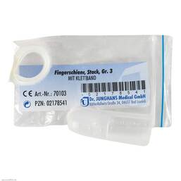 Abbildung: Fingerschiene nach Stack Größe 3 Klettband 1 St PZN 02178541