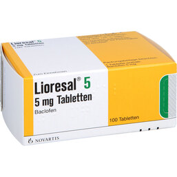 Abbildung: Lioresal 5 Tabletten 100 St, Tabletten PZN 02181224