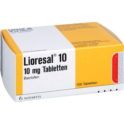 Abbildung: Lioresal 10 Tabletten 100 St, Tabletten PZN 02181230